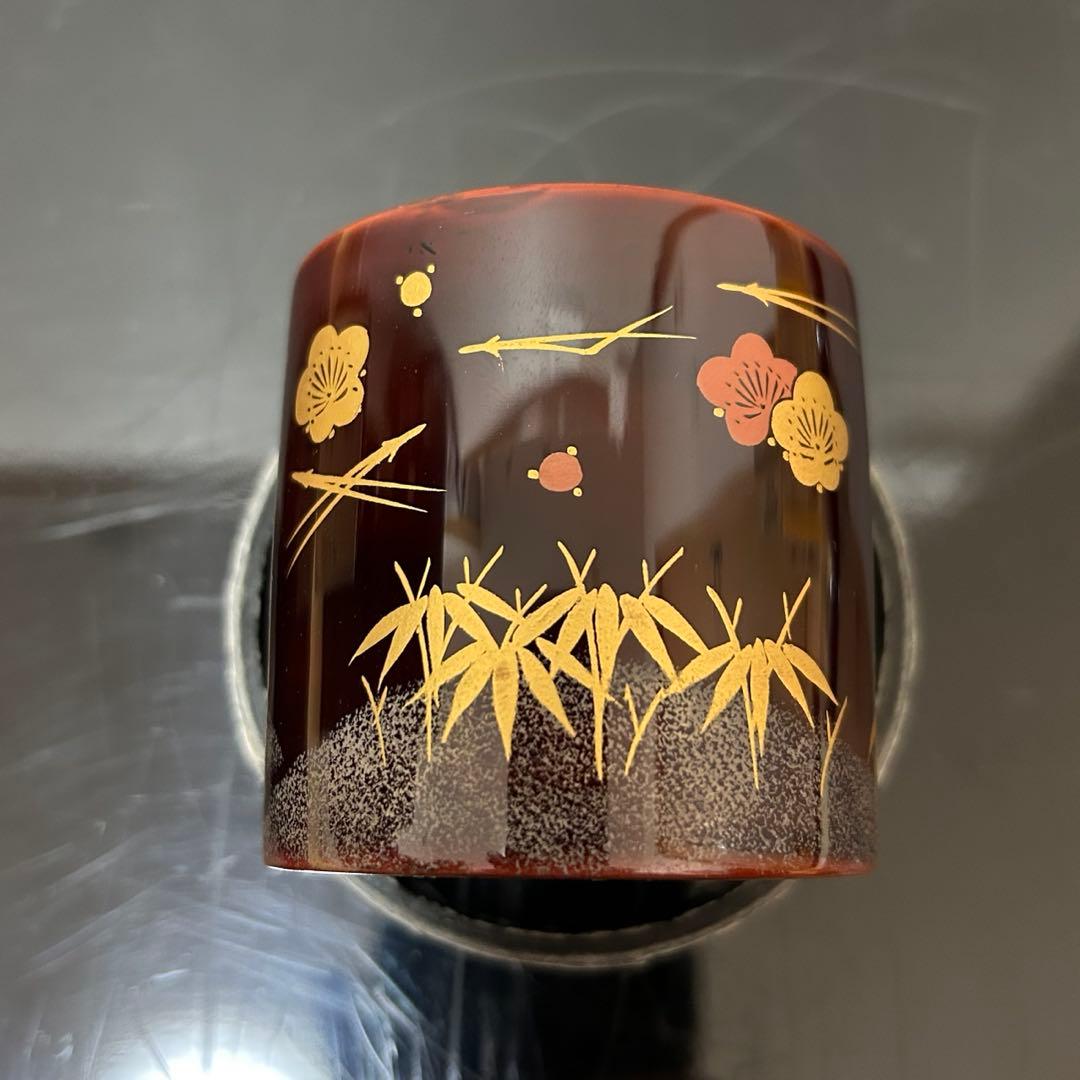 松竹梅蒔絵金輪寺茶器　茶道具懐石茶箱鵬雲斎坐忘斎淡々斎即中斎而妙斎香合水指棗茶碗