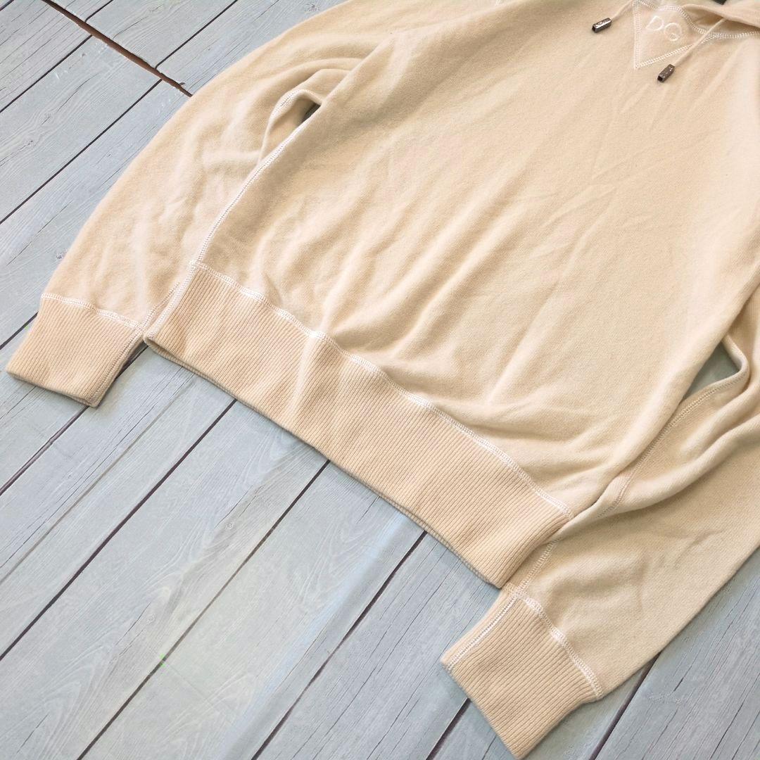 Dolce&Gabbana ニットパーカー 短丈 アイボリー 44 レディース
