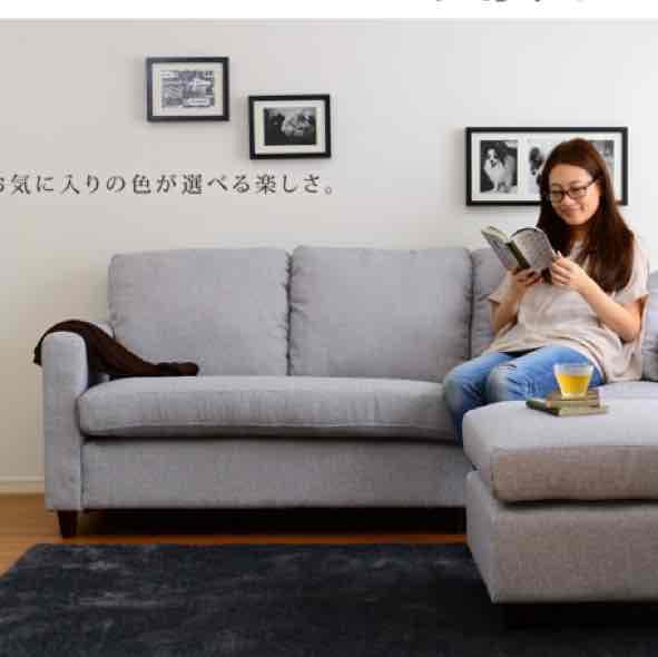 MONTELO　3人掛けカウチ　BK/BR/GN/GR/OR/RD