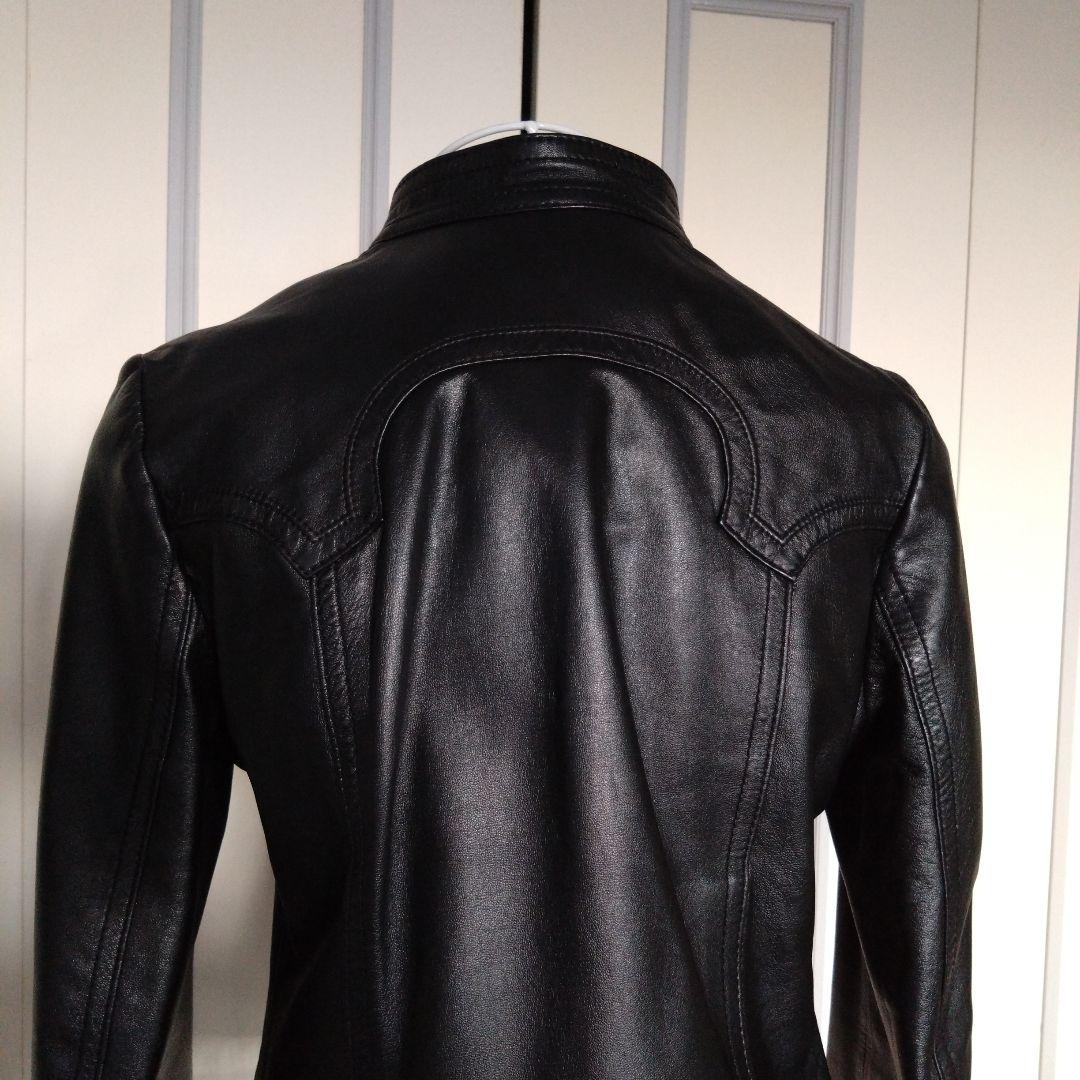 VIVIENNE TAM レザージャケット　本革　レザー　ドラゴン　ファー　S