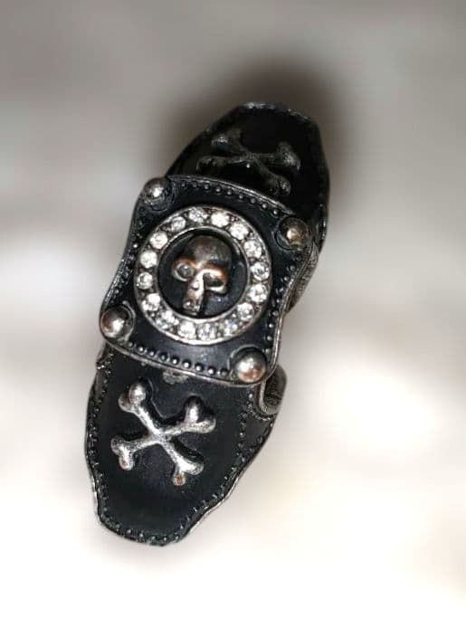 キャプテンハーロック アーマーリング スカル クロスボーン ブラック　リング