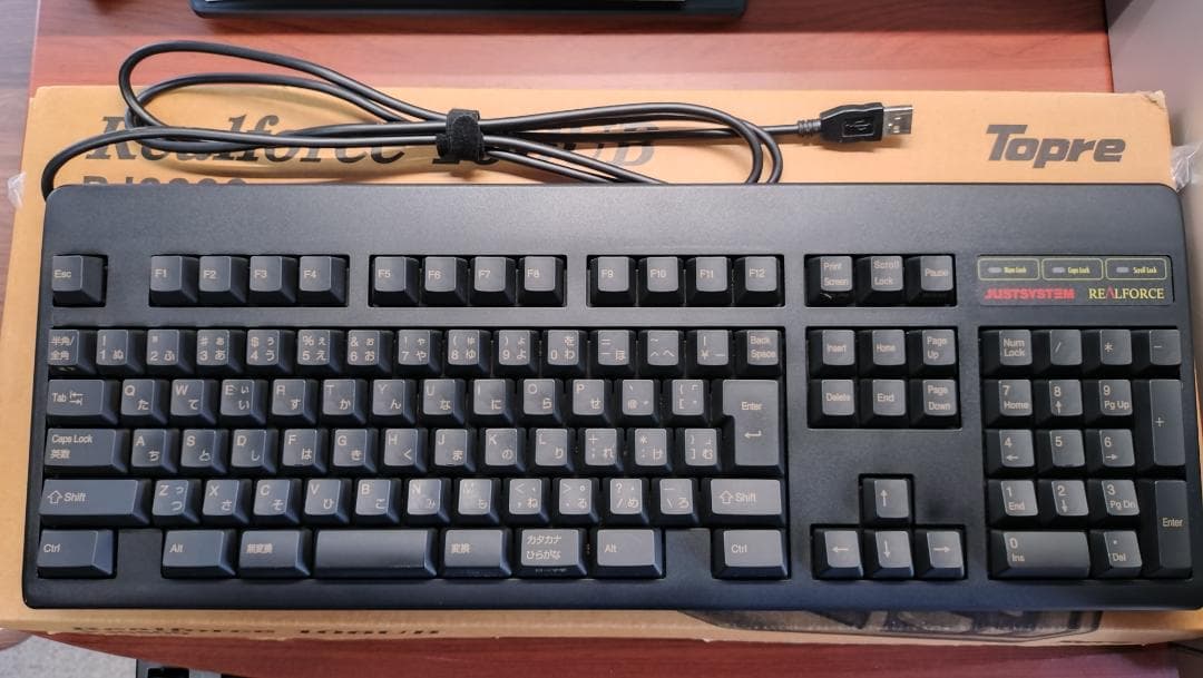 RealForce 106-JS 初代 赤LED ジャストシステムモデル