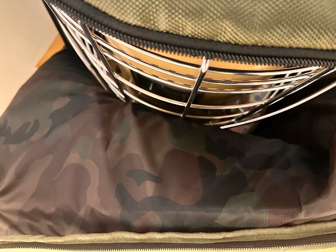 【美品】GEAR MISSION 石油ストーブ コヨーテブラウン 収納バッグ付き