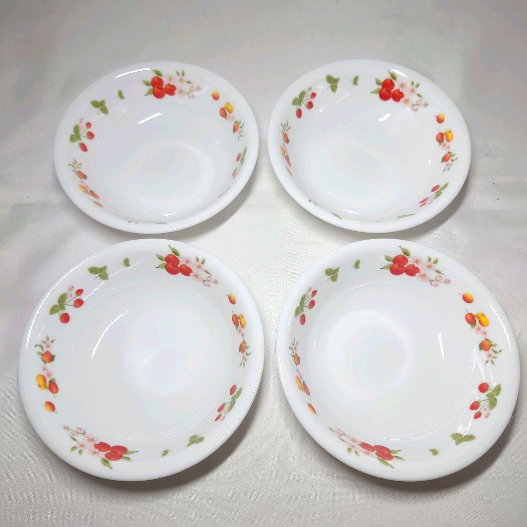 コレール　チェリー柄　プレート　ボウル　12点セット