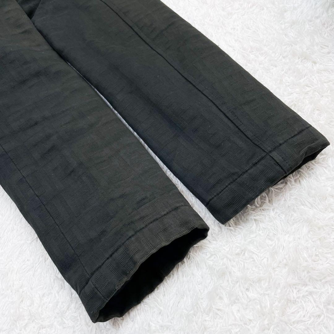 FENDI フェンディ ズッカ柄 ダブルチェスターコート ロングコート L相当