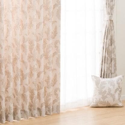 ニトリ オーダーカーテン【２倍ヒダ】【裏地あり】【タッセル付き】