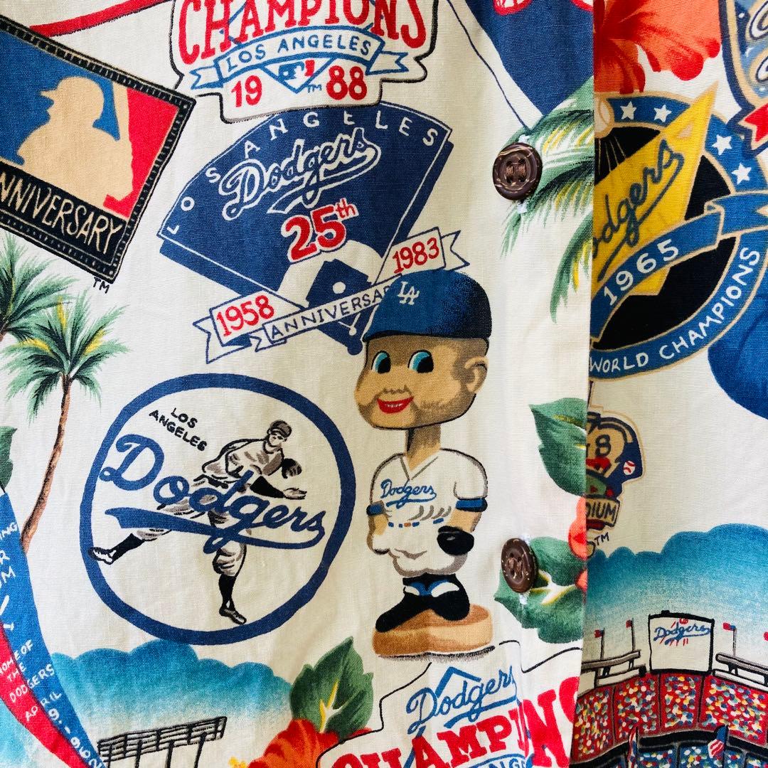 超激レア★大谷翔平　レインスプーナー×MLB アロハ ドジャース ベージュ 男女