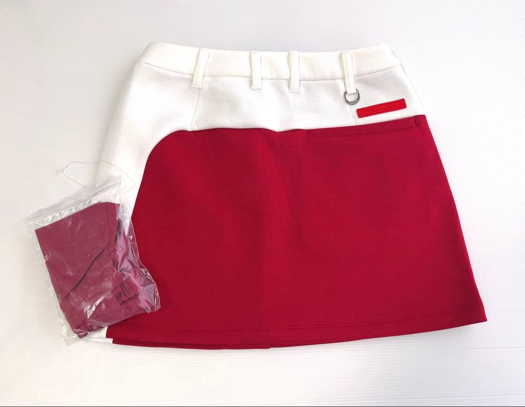 【新品タグ付き】ジュンアンドロペ セットアップ　レッド　ボンディング