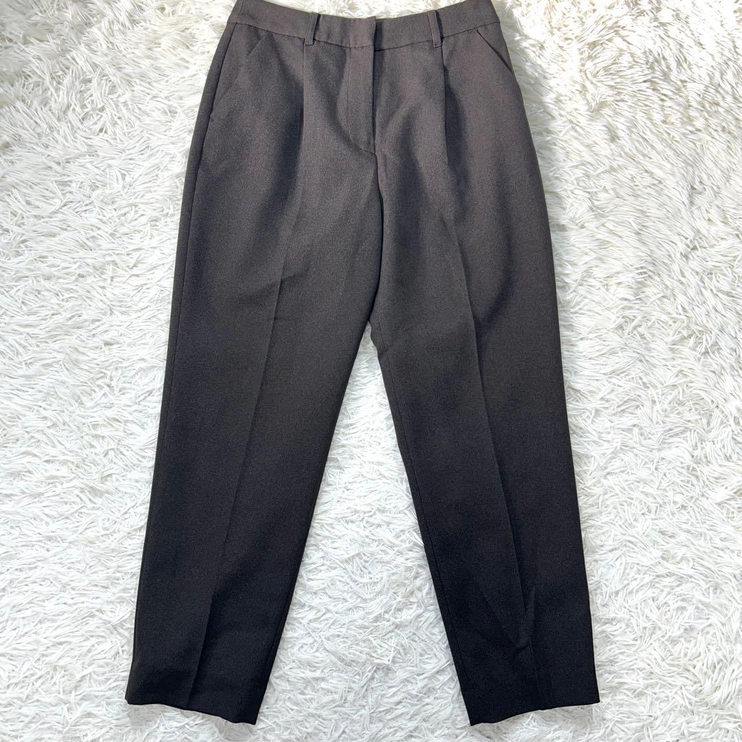 【未使用】ナチュラルビューティーベーシックパンツスーツセットアップ ブラウン S