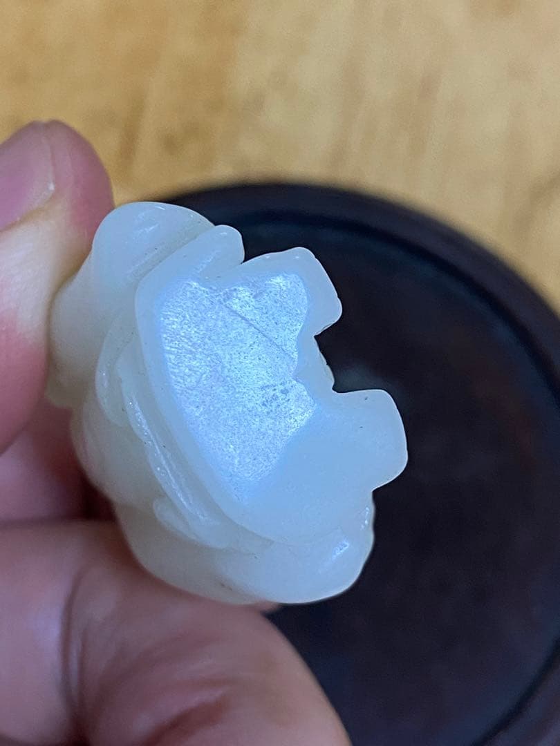 和田白玉 寿老人 唐物 清朝 羊脂玉