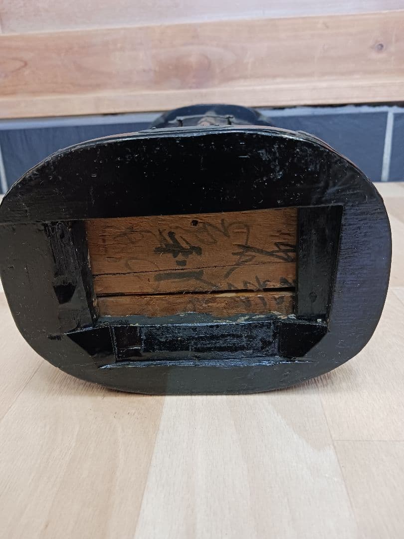 時代物　 玉眼　木彫　厨子　阿弥陀如来像　仏教美術　東洋彫刻　 仏像　金彩