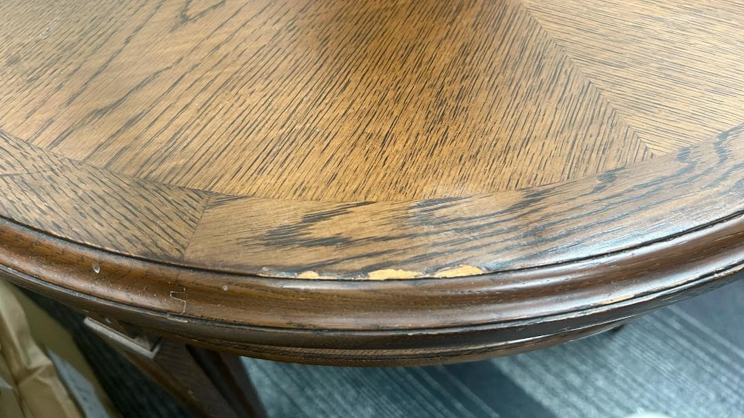 domani 円形木製テーブル　カリモク