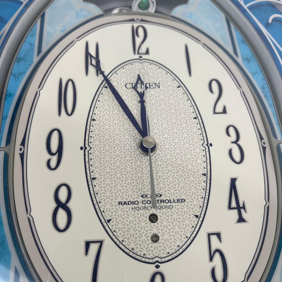 CITIZEN シチズンラジオコントロール 壁掛け時計 4MN449-0