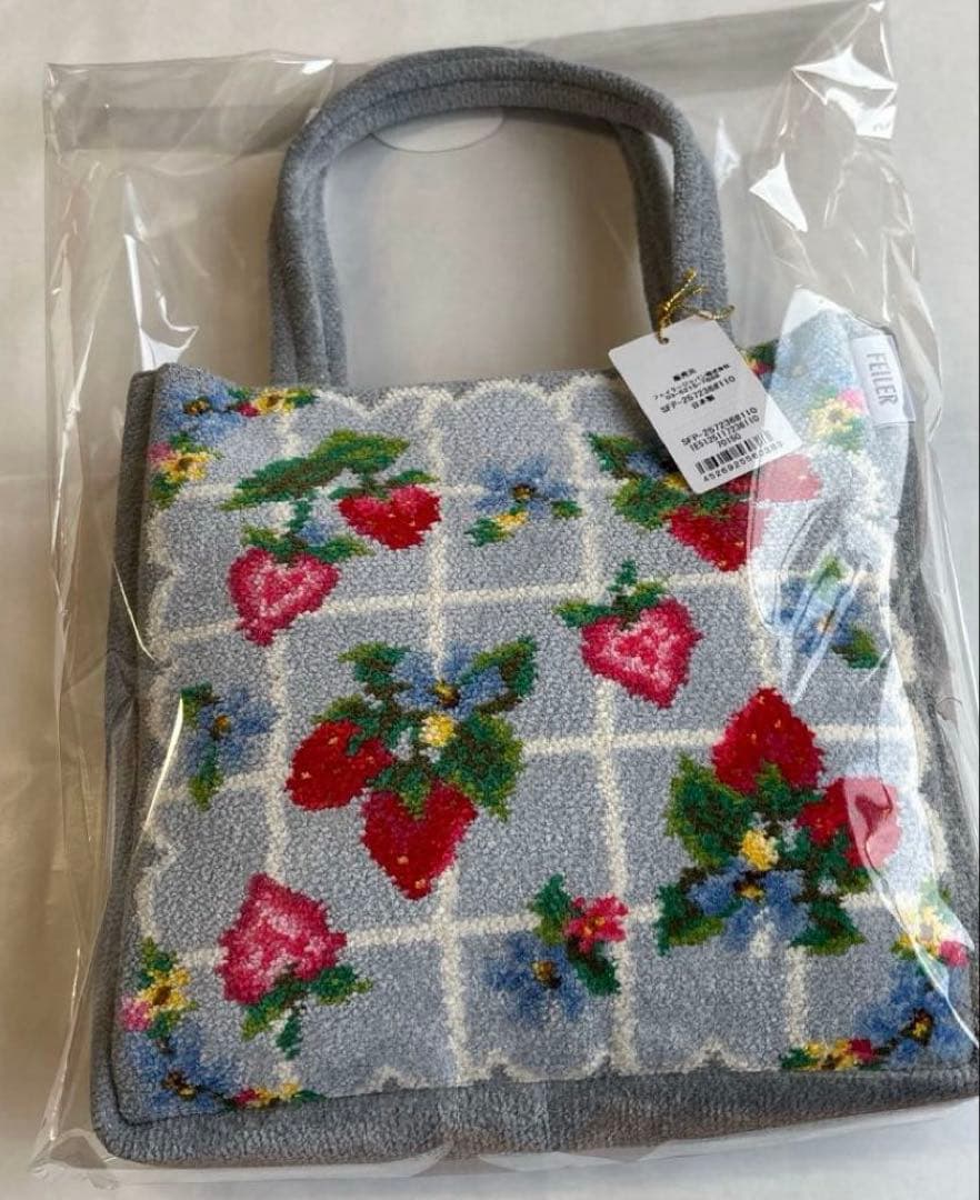 新品未開封　フェイラー　ストロベリーフィールドプティ　ミニバック