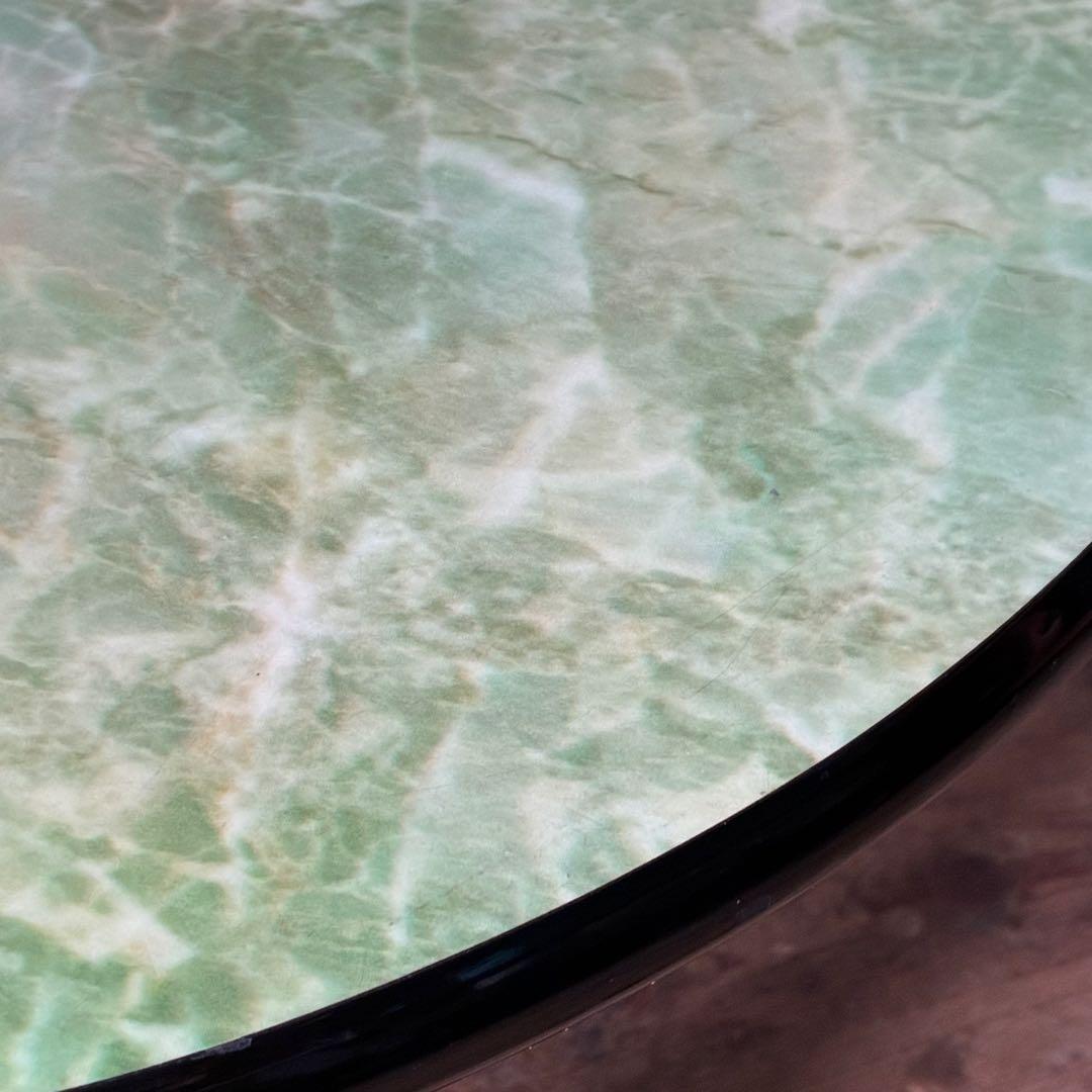 ヴィンテージ レトロ マーブル 変形テーブル センターテーブル