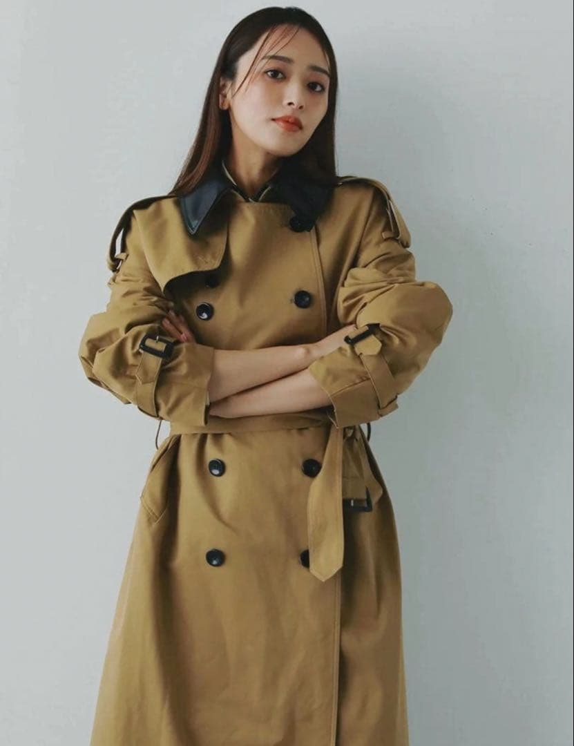 【年内最後‼️新品即発送】AJUGA.★2WAYボリュームトレンチコート