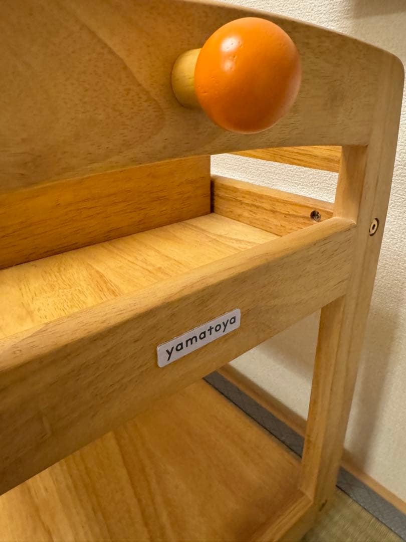 大和屋 ブォーノ3 キッズブックワゴン　yamatoya 本棚 子供 絵本　収納