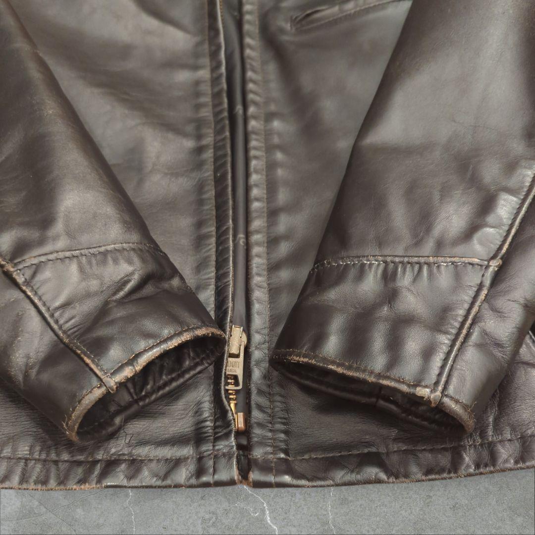 90's Schott AT101 シングルライダースジャケット サイズ36