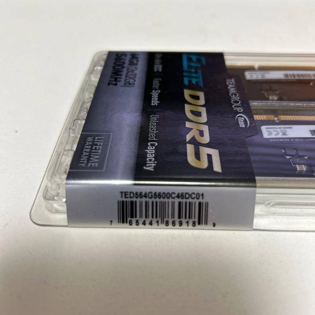 よ*ね様 DDR5 PC用メモリ 64GB Team製 5600MHz