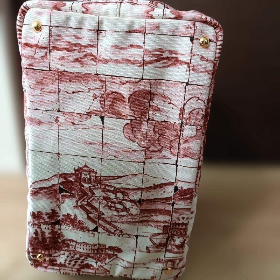 美品　ギャランティ有　PRADA　プラダ カナパ ラージトート