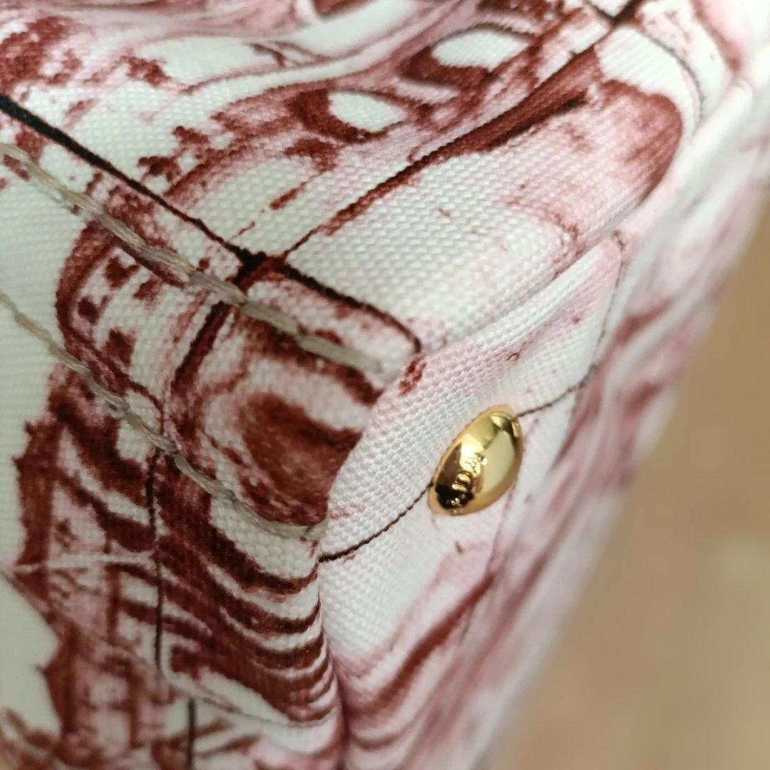 美品　ギャランティ有　PRADA　プラダ カナパ ラージトート