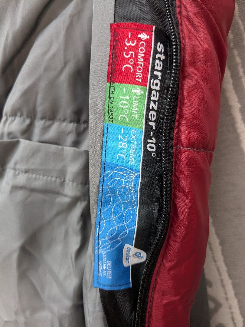 deuter シュラフ　stargazer -10°　寝袋 ゆるキャン しまりん