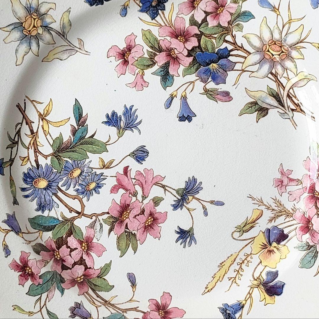 希少　美品　サルグミンヌ　RIGHI　平皿　フランスアンティーク