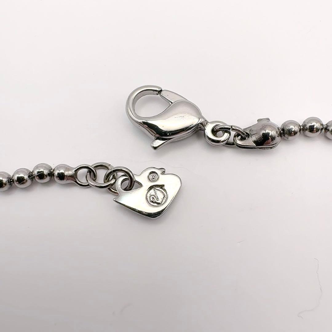 スワロフスキー　ネックレス　パイレーツオブカリビアン　海賊旗モチーフ　ドクロ