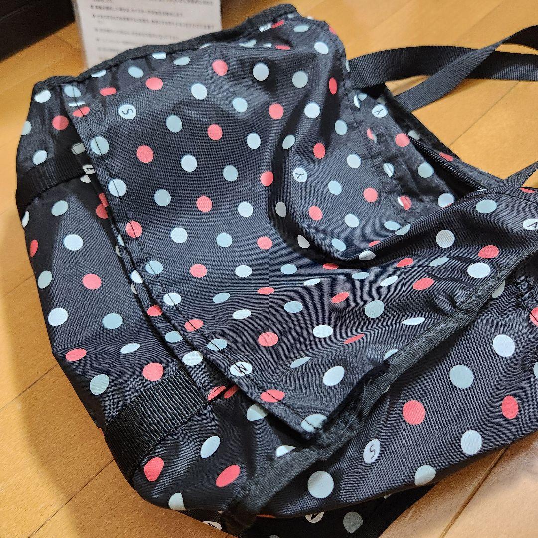 【超美品】スワニー　キャリーバッグ　クレーぺ　黒　ストッパー機能