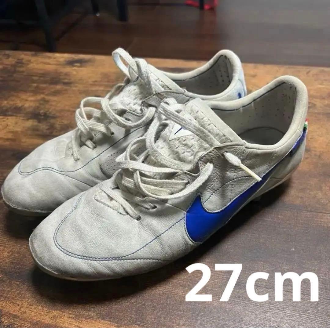 Nike スパイクシューズ 27cm ホワイト/ブルー