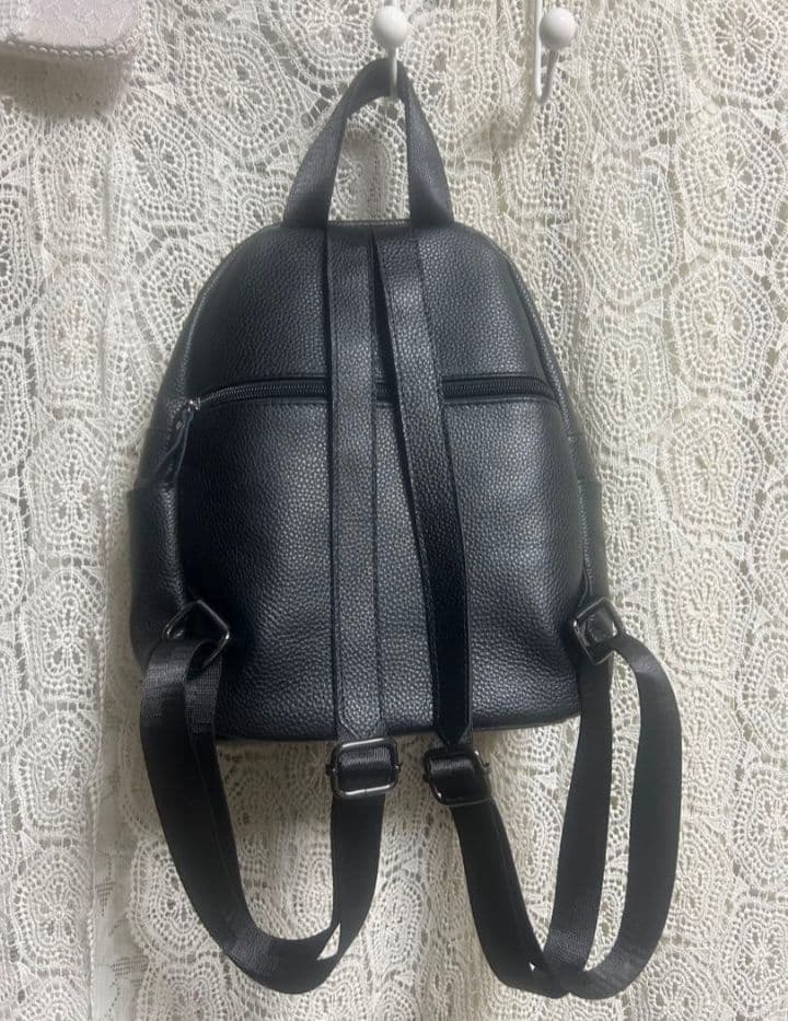 【お値下げです】ミナペルホネン ハンドメイド 本革リュックrun run run