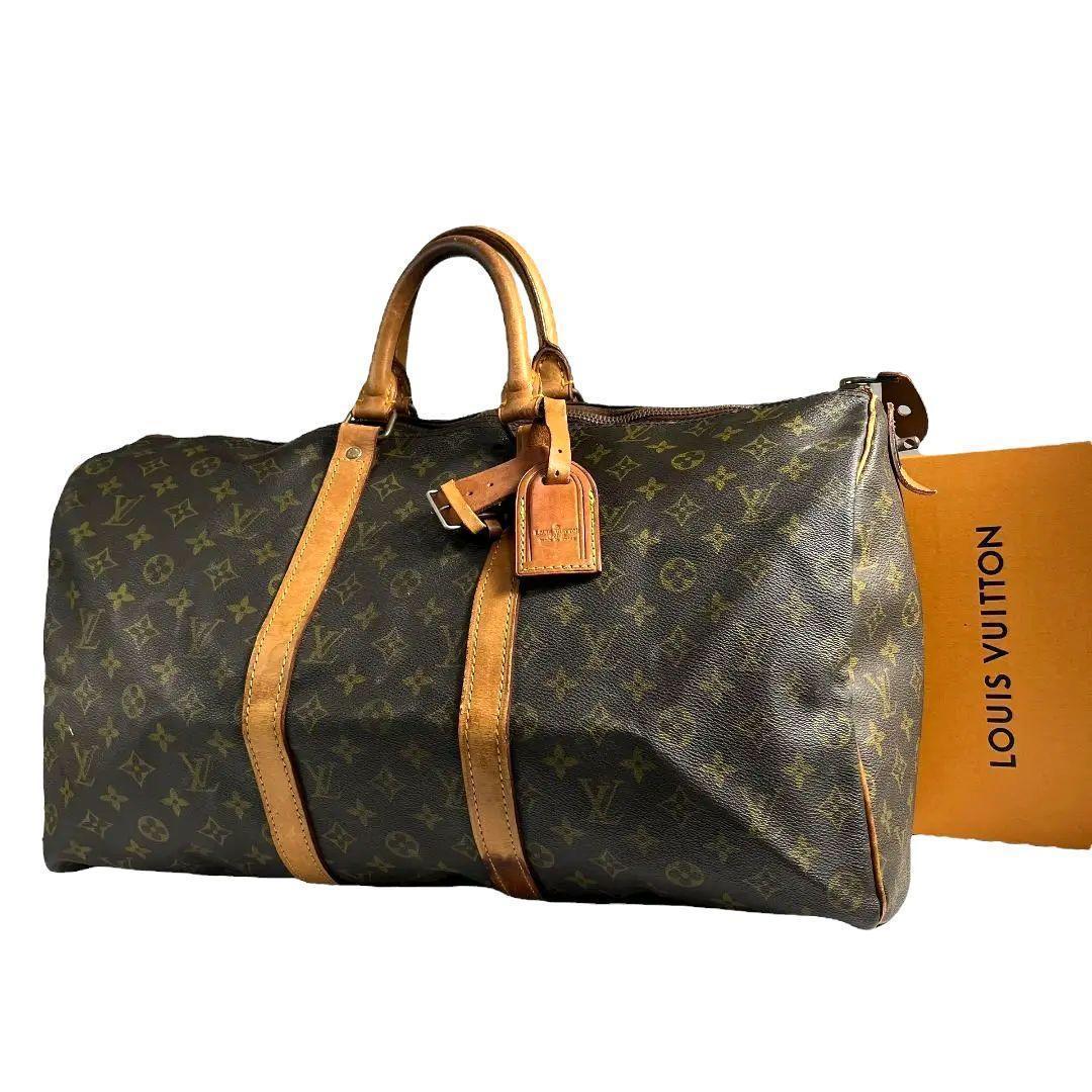 【正規品】キーポル50　ルイヴィトン　モノグラム　ボストンバッグ　旅行用バッグ