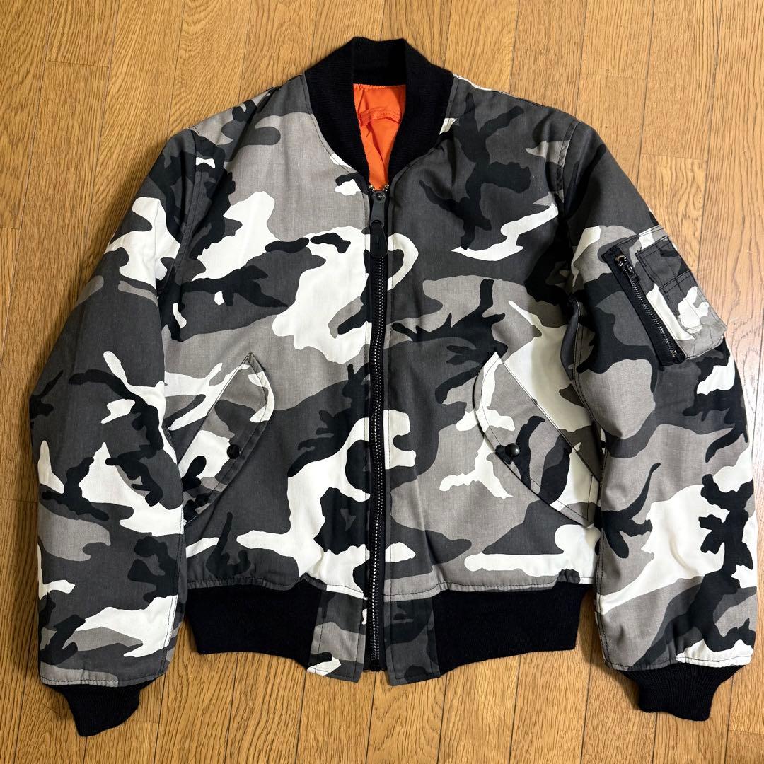 CORINTH MFG. CO. MA-1 フライトジャケット カモフラUSA製