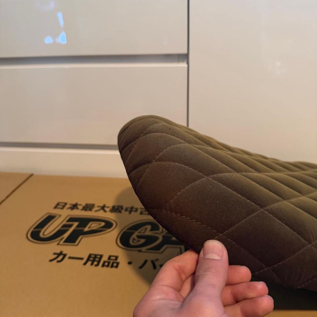 ホンダ ズーマー AF58 純正加工シート 茶 ダイヤ GY6 ruckus