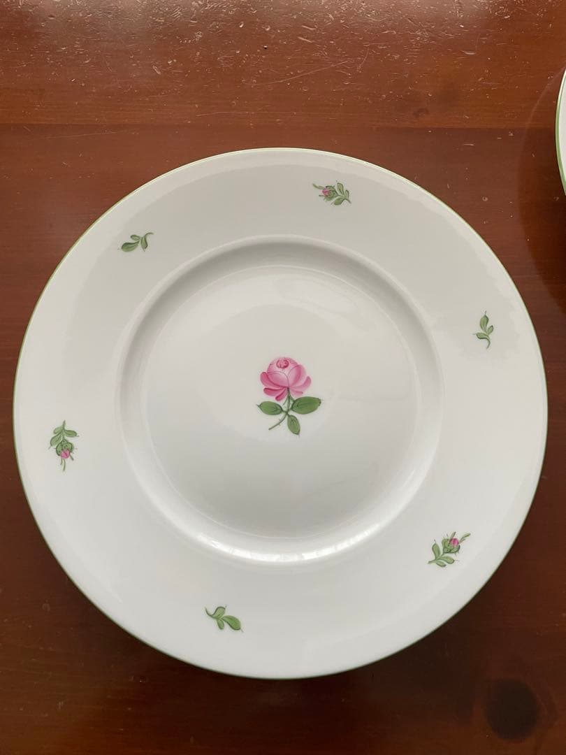 Wien アウガルテン ウィンナーローズ 25㎝プレート 2枚セット