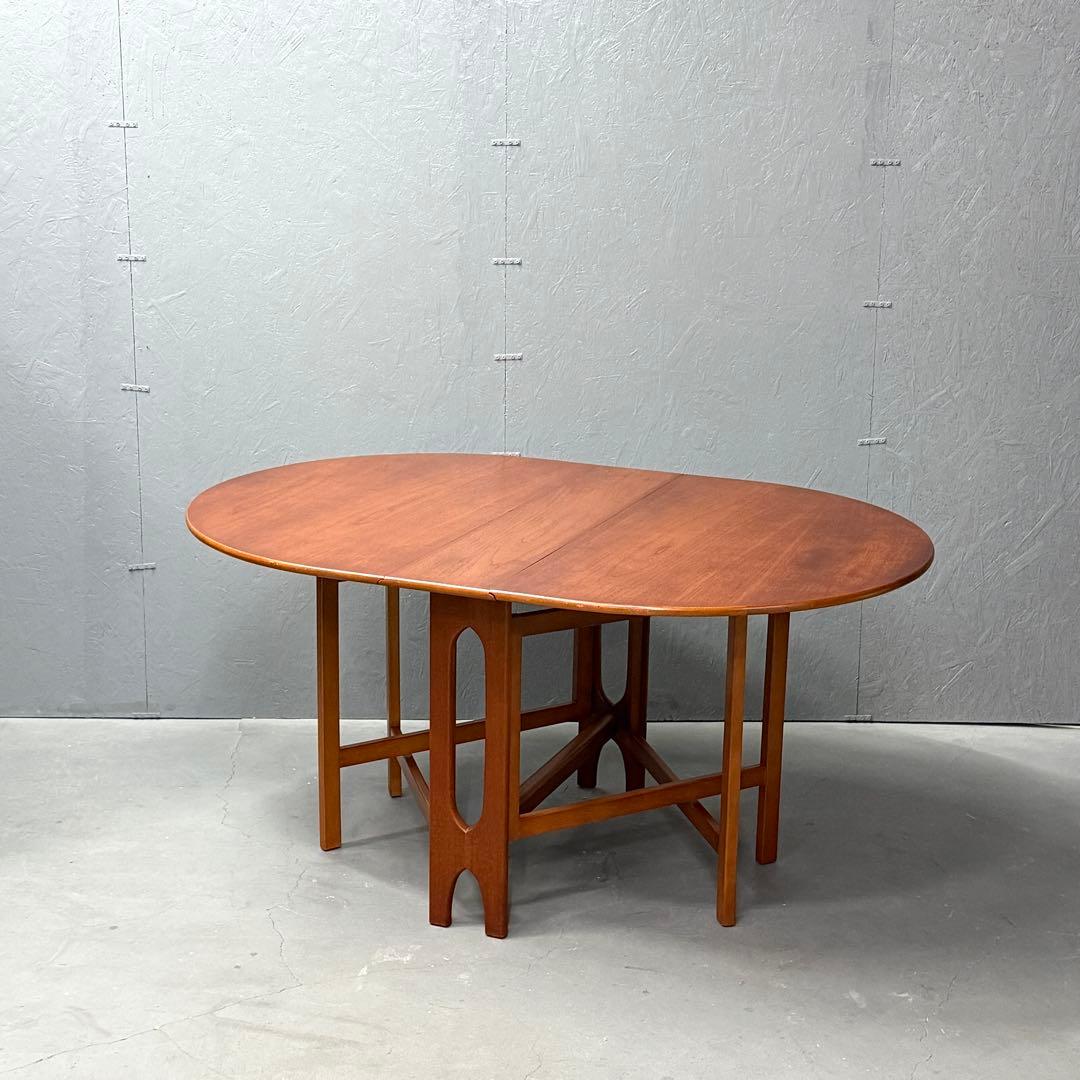 Jentique(ジェンティーク) ドロップリーフ オーバルテーブル (502)