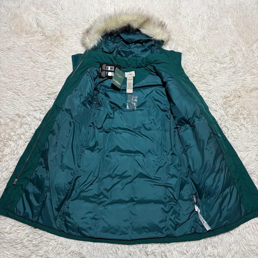 新品 エルエルビーン ウィメンズウルトラウォームコート ロングダウンファー 軽量