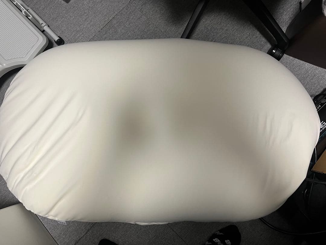 MOGU(モグ) 枕 ミストグレー 雲にのる夢枕 本体・カバーセット