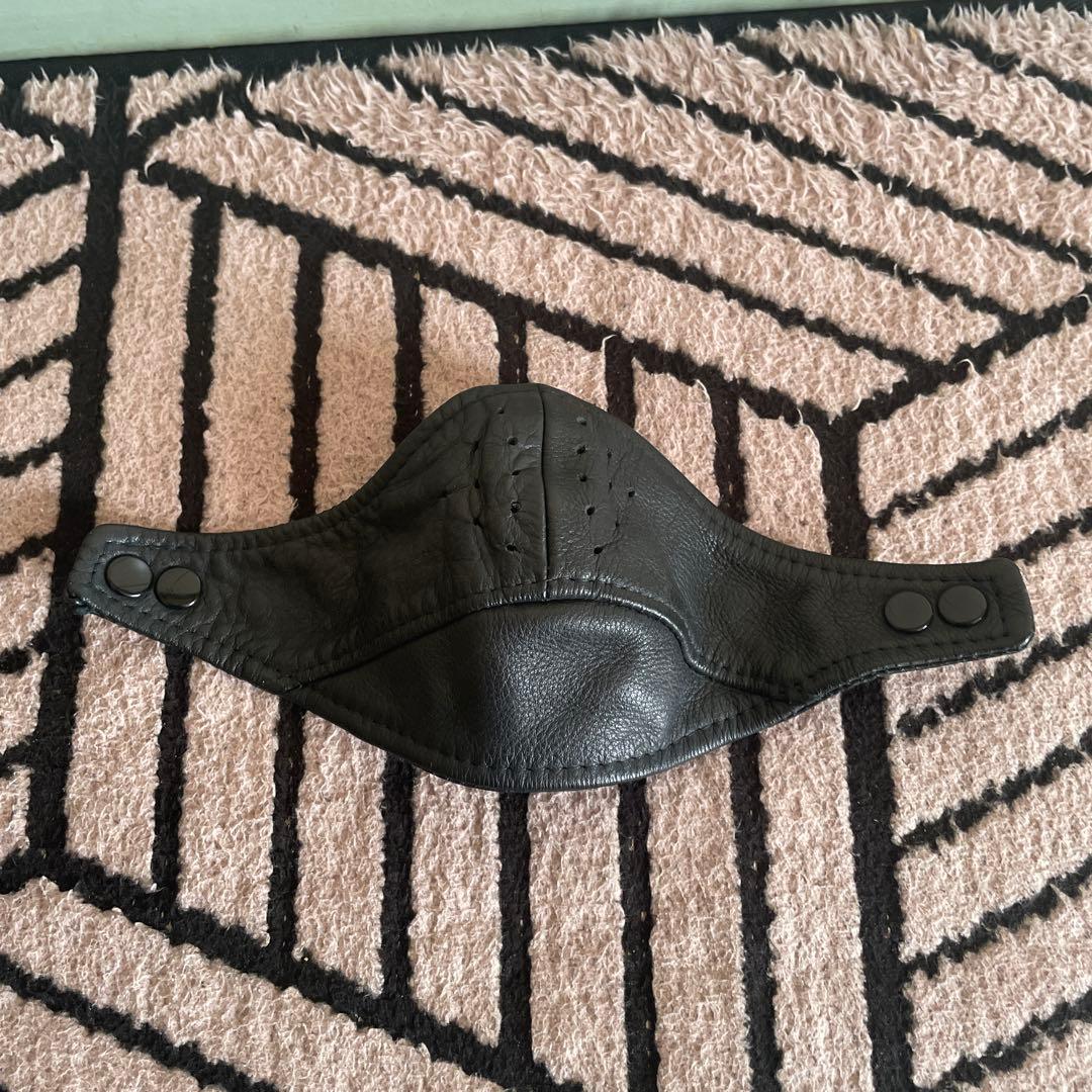 SETAハーフヘルメットレザーマスク　クノー工業　旧車　ヴィンテージ　昭和