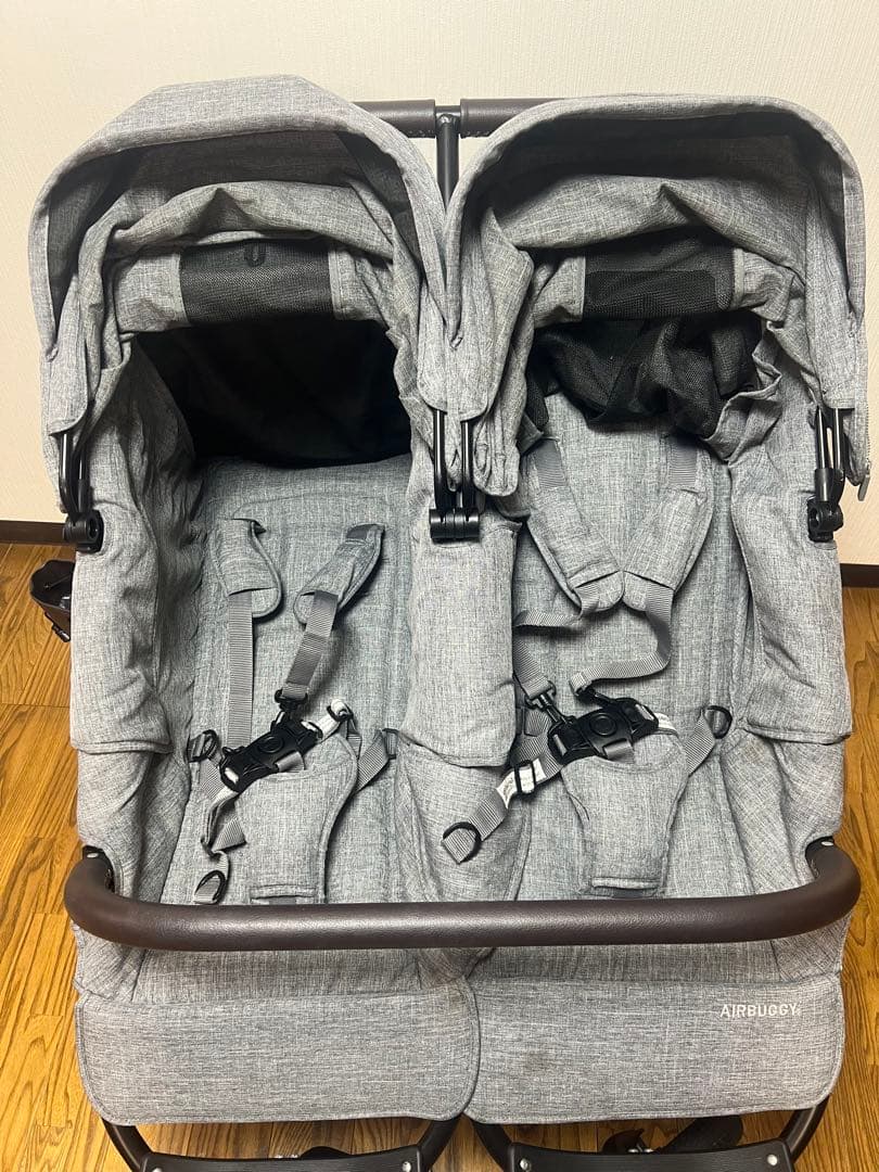 ★2人乗りベビーカー AIR BUGGY ココダブルEXフロムバース（美品）★