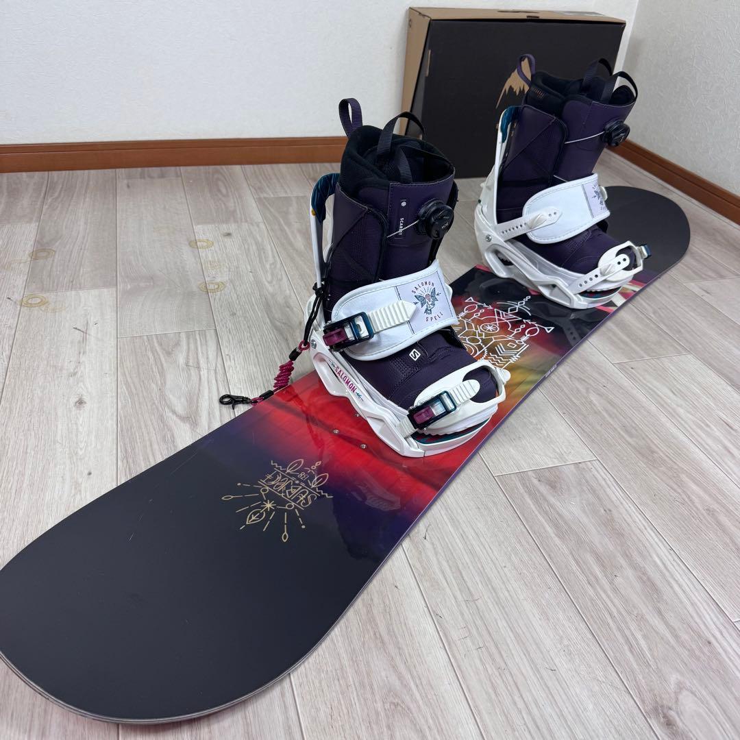 専用SALOMON レディーススノーボード 138cm ブーツ 23.5cm