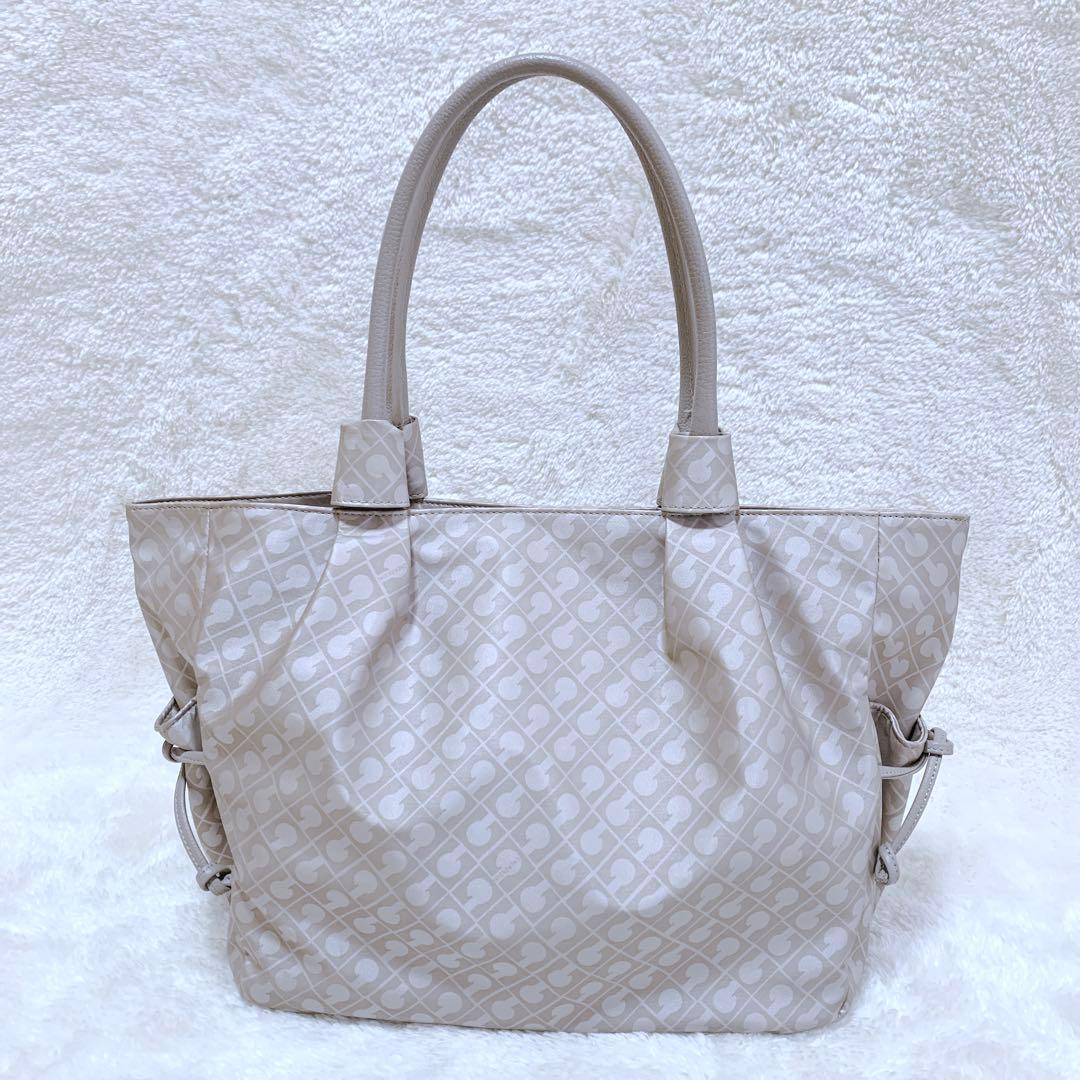 【メルチ】極美品 ゲラルディーニ ソフティ レザーハンドル トートバッグ
