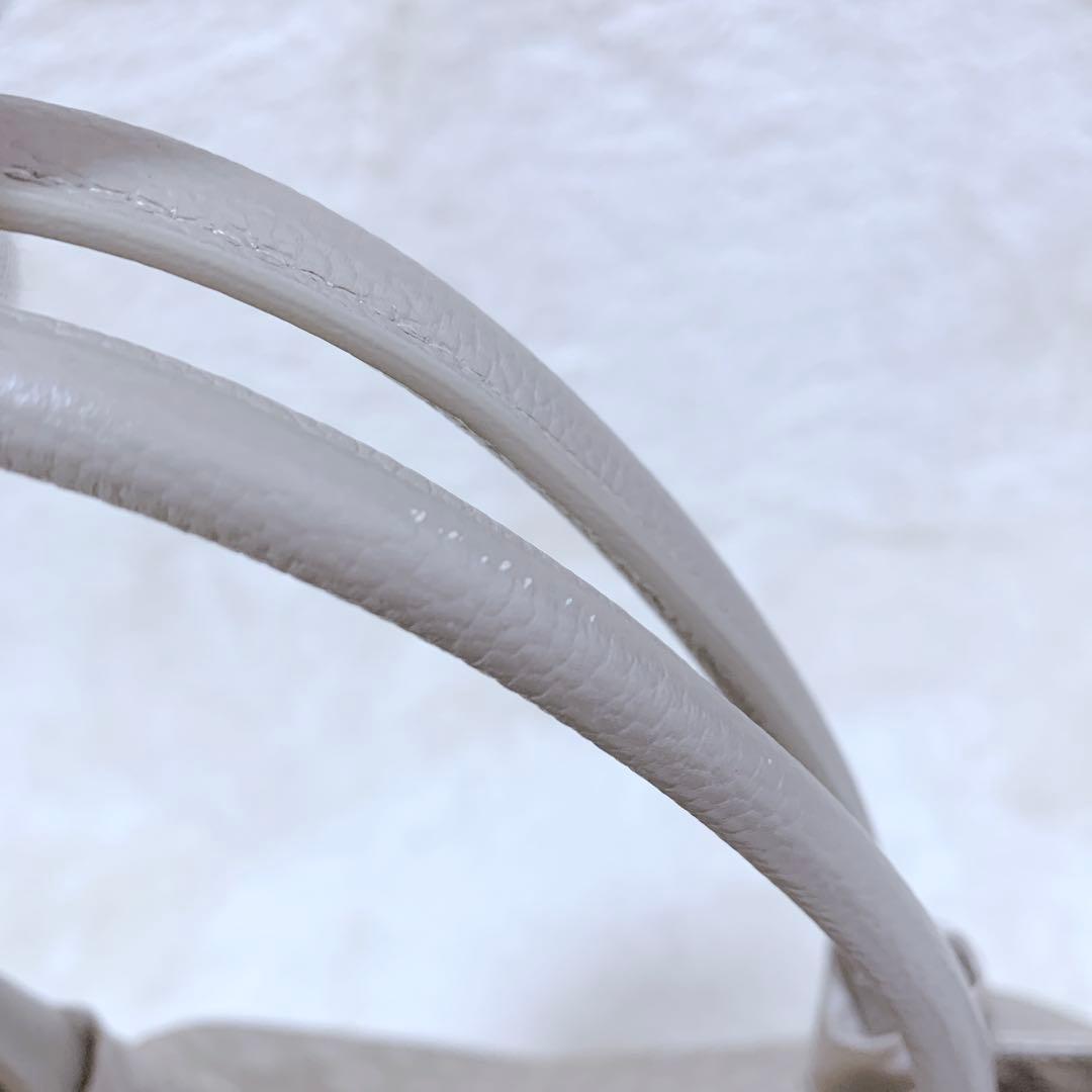 【メルチ】極美品 ゲラルディーニ ソフティ レザーハンドル トートバッグ