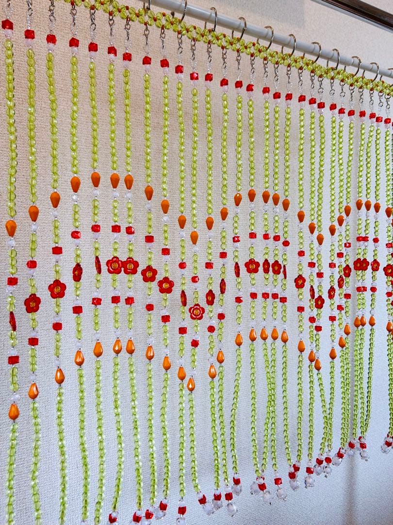 Tamaのれん　ビーズのれん　ビーズカーテン　ビーズ　珠のれん　ビーズフラワー