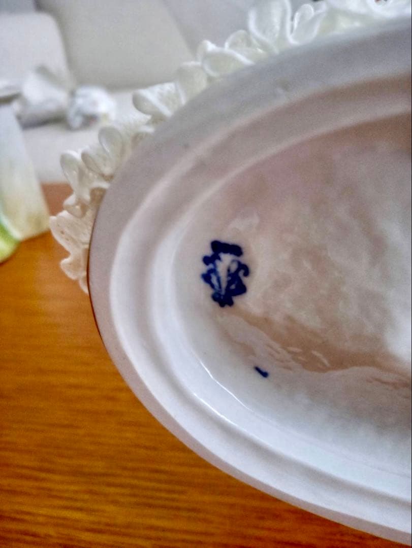 ドレスデン　フィギュリン　チューリンゲン　陶器　人形　ドイツ　レース人形