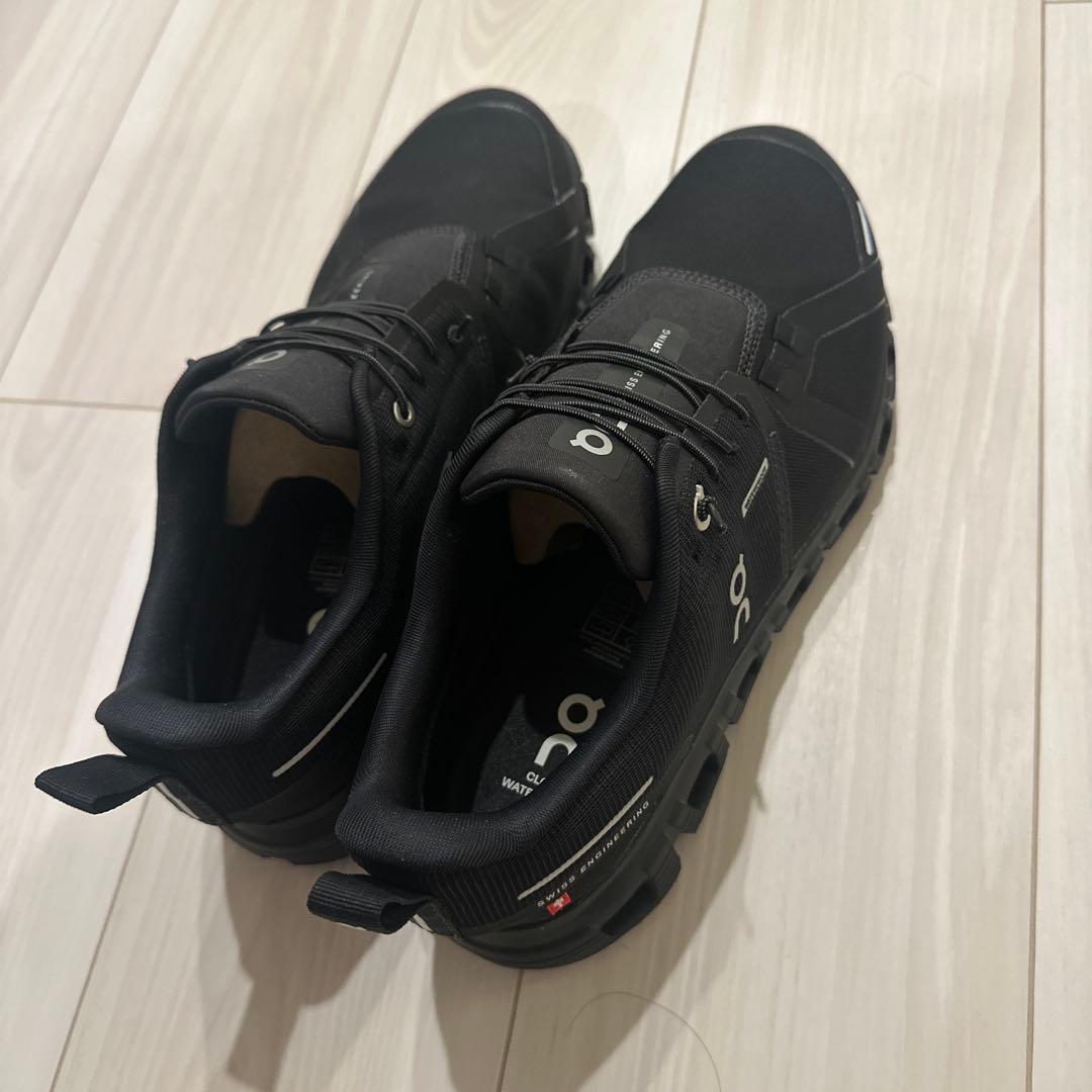 On Cloud6 Waterproof ブラック スニーカー