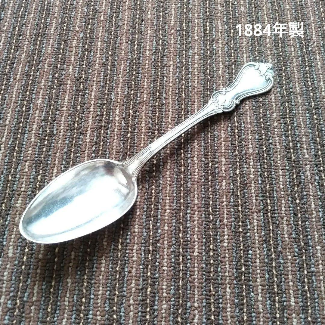 【アンティーク】1884年？スウェーデンDUFVA社　洋白／洋銀　スプーン