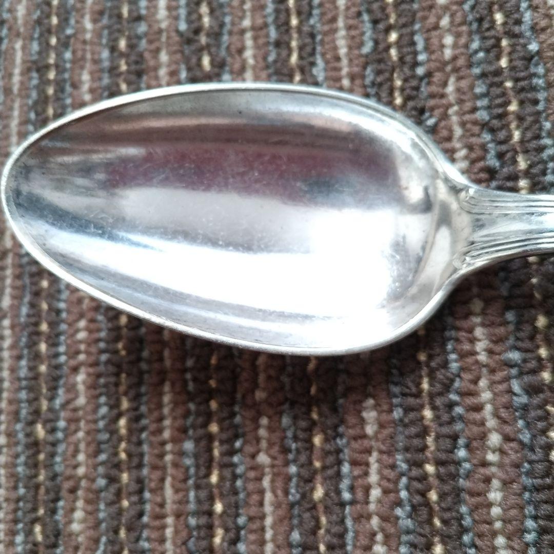 【アンティーク】1884年？スウェーデンDUFVA社　洋白／洋銀　スプーン