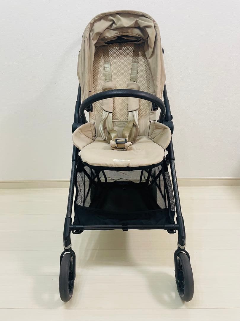 サイベックス メリオカーボン シーシェルベージュ　2022年　レインカバー付き⭐︎