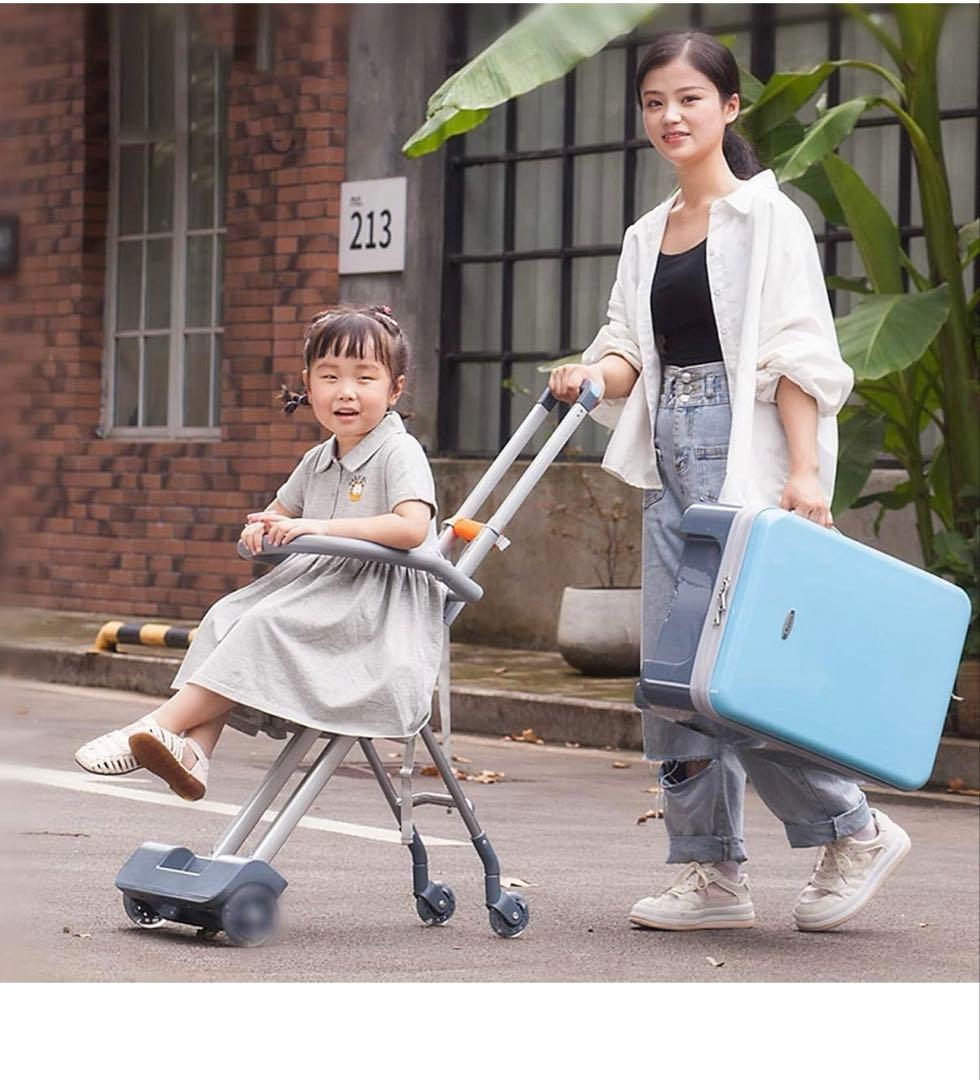 子供用スーツケース乗れる キッズ キャリーケース 40L大容量